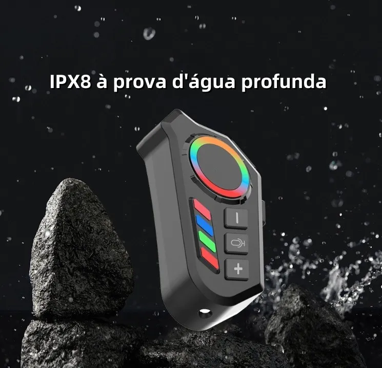 Fone De Ouvido Para Capacete Sem Fio Bluetooth Headset Rgb - Image 4