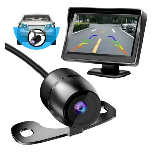 D_NQ_NP_2X_912787-MLB90466481862_082025-F Kit Monitor Lcd 4.3 Polegadas + Câmera De Ré Automotivo Hd